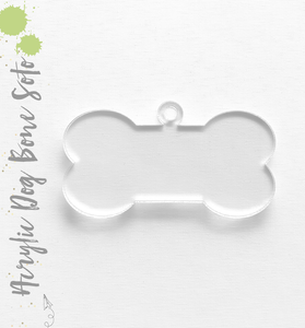 Acrylic Keychains Dog Bone Soto