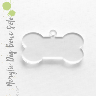 Acrylic Keychains Dog Bone Soto