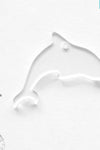 Laser Engraving Acrylic Keychains Dolphin