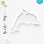 Laser Engraving Acrylic Keychains Dolphin