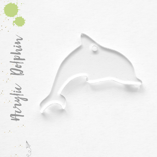 Acrylic Keychains Dolphin