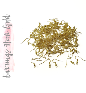 Sterling Gold Earrings Hook (Package.Price)