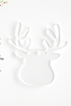 Acrylic Christmas Ornaments Large Elk