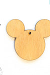 Laser Engraving Wood Keychain Mouse Head (Package.Price)
