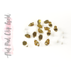 Iron Flat Pad Clip On Earring Findings Gold (Package.Price)