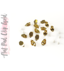 Iron Flat Pad Clip On Earring Findings Gold (Package.Price)