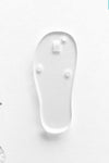 Laser Engraving Acrylic Keychains Flip Flop