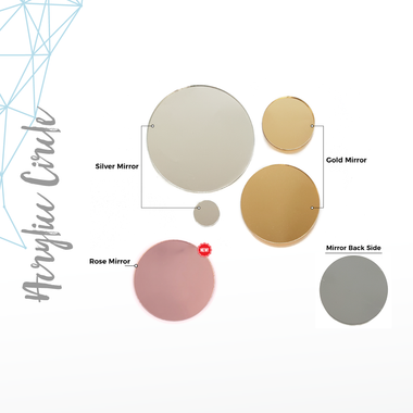 Laser Engraving Acrylic Circle Mirror (Package.Price)