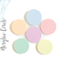 ***NEW ***Acrylic Circle Pastel (Package.Price)