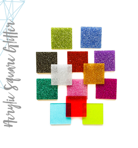 Acrylic Square Glitter (Package.Price)