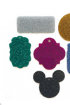 Glitter Acrylic Keychain Samples (Pack 24 Units)