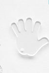 Laser Engraving Acrylic Keychains Hand