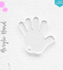 Laser Engraving Acrylic Keychains Hand