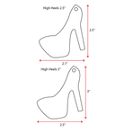 UV Printing Acrylic Keychains High Heels