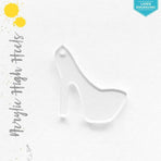 Laser Engraving Acrylic Keychains High Heels