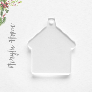 Acrylic Christmas Ornaments Large Home