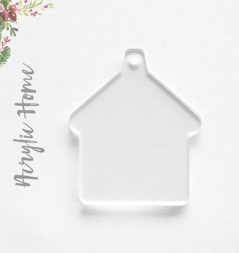 Acrylic Christmas Ornaments Large Home