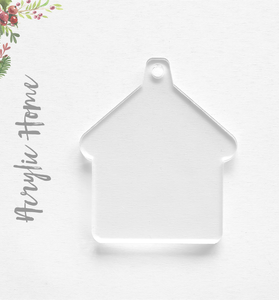 Acrylic Christmas Ornaments Home
