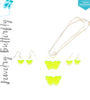 Laser Engraving Acrylic Jewelry Butterfly