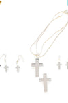 Laser Engraving Acrylic Jewelry Cross