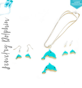 Laser Engraving Acrylic Jewelry Dolphin