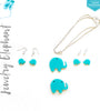 Laser Engraving Acrylic Jewelry Elephant