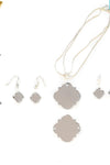 Laser Engraving Acrylic Jewelry Quatrefoil