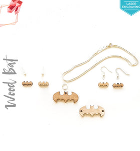 Laser Engraving Wood Jewelry Bat (Package.Price)