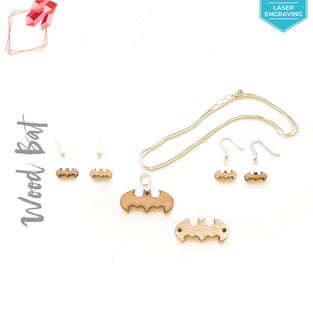 Laser Engraving Wood Jewelry Bat (Package.Price)