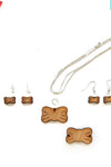 Laser Engraving Wood Jewelry Bow (Package.Price)