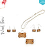 Laser Engraving Wood Jewelry Bow (Package.Price)