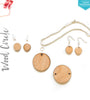 Laser Engraving Wood Jewelry Circles (Package.Price)