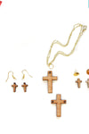 Laser Engraving Wood Jewelry Cross (Package.Price)