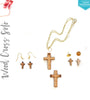 Laser Engraving Wood Jewelry Cross (Package.Price)