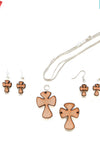 Laser Engraving Wood Jewelry Cross Rounded (Package.Price)