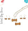 Laser Engraving Wood Jewelry Dog Bone (Package.Price)