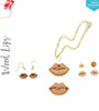 Laser Engraving Wood Jewelry Lips (Package.Price)