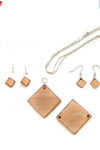Laser Engraving Wood Jewelry Rhombus (Package.Price)