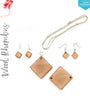 Laser Engraving Wood Jewelry Rhombus (Package.Price)