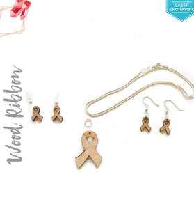 Laser Engraving Wood Jewelry Ribbon (Package.Price)