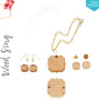 Laser Engraving Wood Jewelry Sign Soto (Package.Price)
