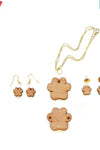 Laser Engraving Wood Jewelry Paw Print (Package.Price)