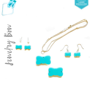 Laser Engraving Acrylic Jewelry Bow