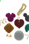 Acrylic Glitter Jewelry Samples (Pack 24 Units)