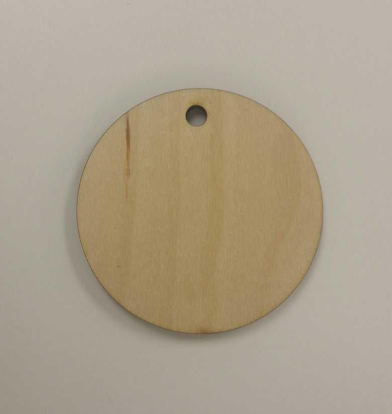 Wood Circles Ornaments 4