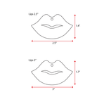 Laser Engraving Acrylic Keychains Woman Lips