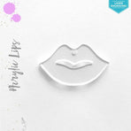 Laser Engraving Acrylic Keychains Woman Lips