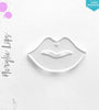 Laser Engraving Acrylic Keychains Woman Lips