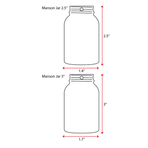 UV Printing Acrylic Keychains Mason Jar