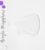 Acrylic Keychains Megaphone